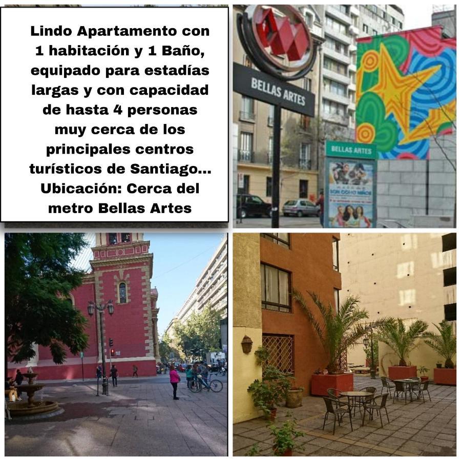 Centrico, Comodo Y Moderno Con Vista Privilegiada Hasta 4Pers Santiago Exterior photo