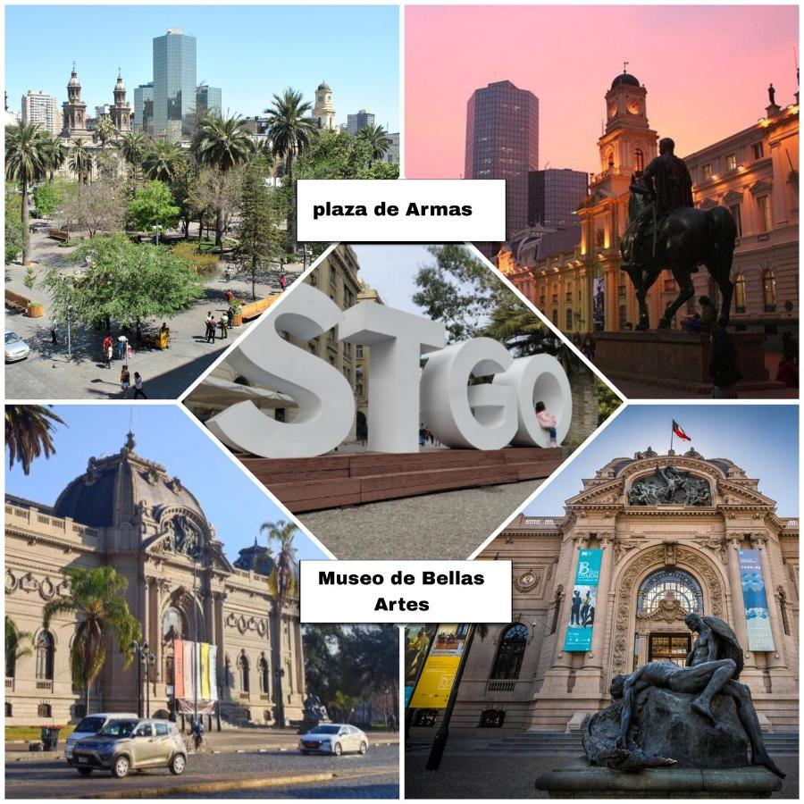 Centrico, Comodo Y Moderno Con Vista Privilegiada Hasta 4Pers Santiago Exterior photo
